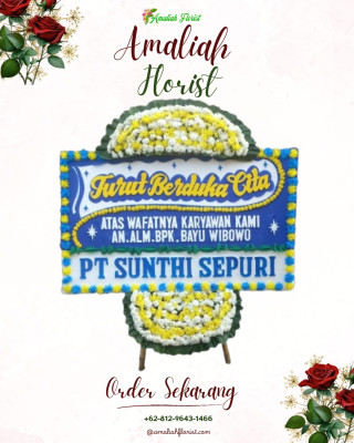 Papan Bunga Duka di Aceh Barat