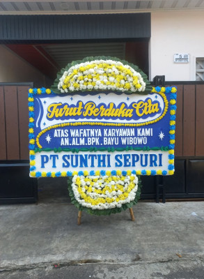 Papan Bunga Duka di Aceh Barat