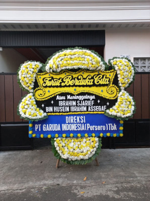 Papan Bunga Duka di Aceh Barat