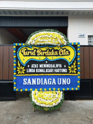 Papan Bunga Duka di Aceh Barat